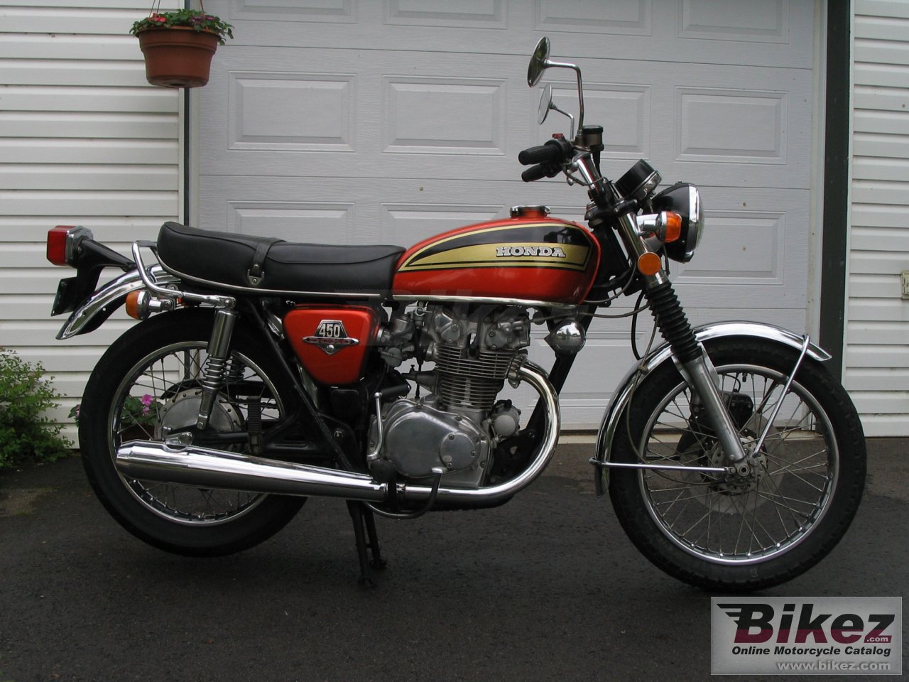 Big au cb 450 disc picture and wallpaper from Bikez.com